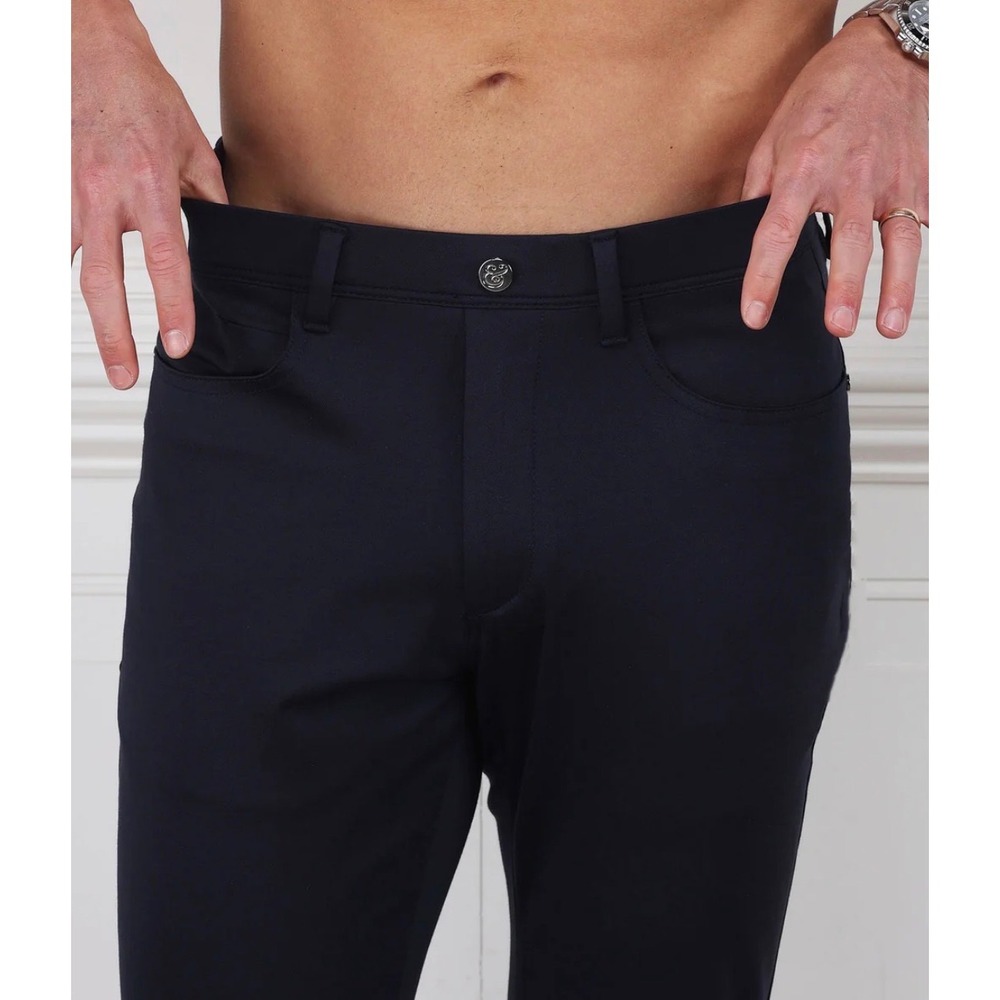 Collars & Co Mens Size 34x32 CEO Tech Pull-On Pants Navy Blue Stretch Chino NWT - Picture 9 of 9